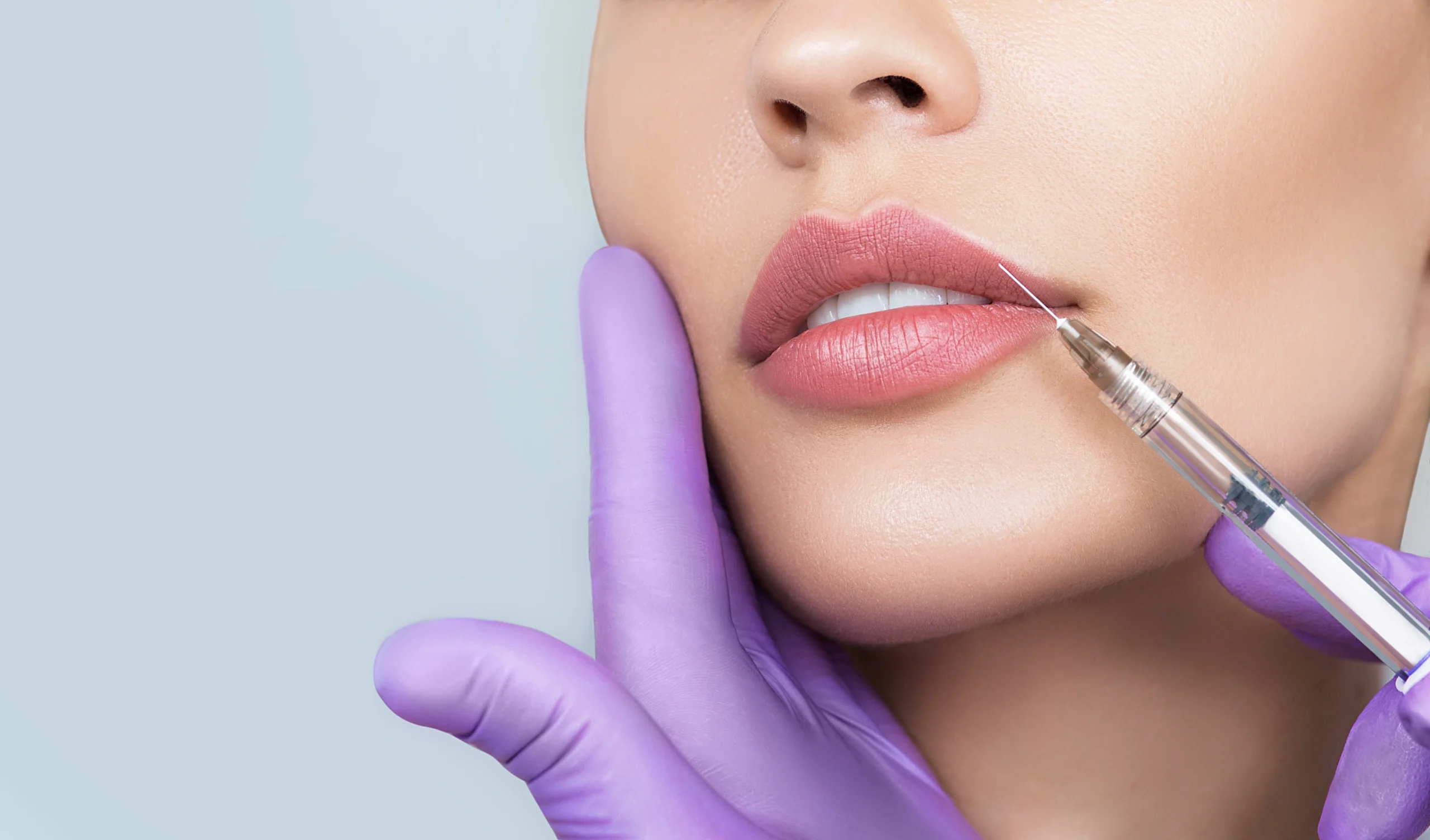 Physician performing dermal filler injection at Vital Med Clinic